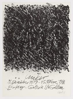 Erker-Galerie, 1980, Günther Uecker