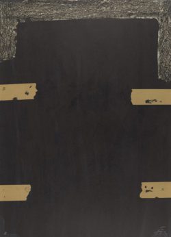 Poems 5, 1974, Antoni Tàpies