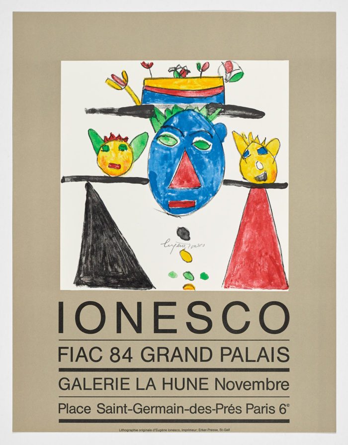 Galerie La Hune. París, 1984, Eugene Ionesco