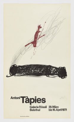 Galerie Rössli, 1971, Antoni Tàpies