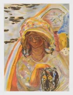 Jeune fille dans une barque, 1939, Pierre Bonnard