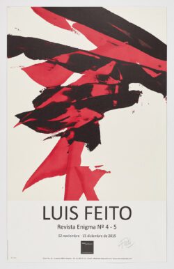 Revista Enigma 4 - 5 (cartel lanzamiento), 2015, Luis Feito