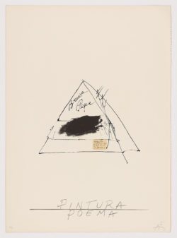 Poems - 11, 1974, Antoni Tàpies