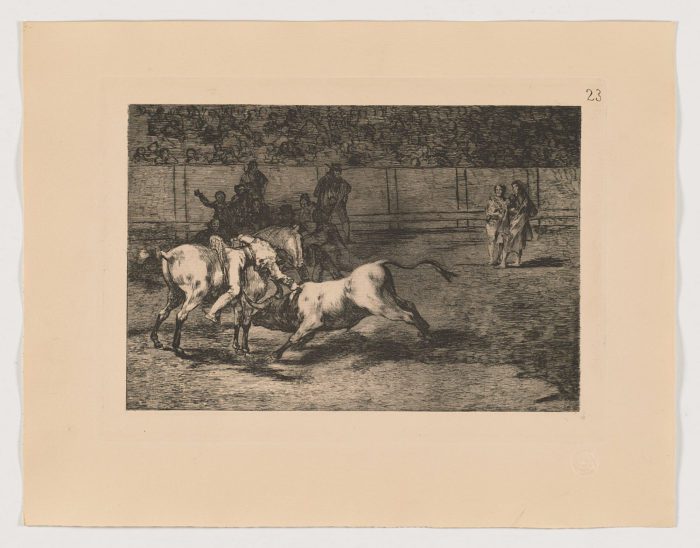 La Tauromaquia (23), Francisco de Goya