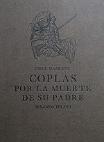 Coplas a la muerte de su padre-Orlando Pelayo-Jorge Manrique