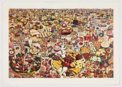 Foodscape, 1974, Gudmundur Erró