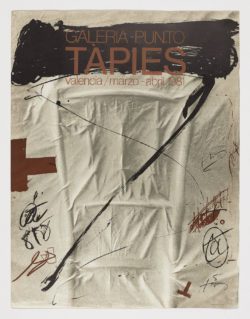 Tápies (Galería Punto), 1981, Antoni Tápies