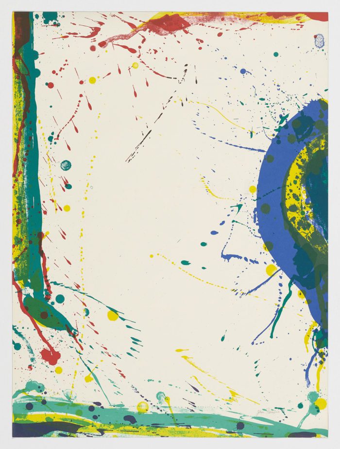 Untitled (from the portfolio Michel Waldberg: sky poems), 1986, Sam Francis