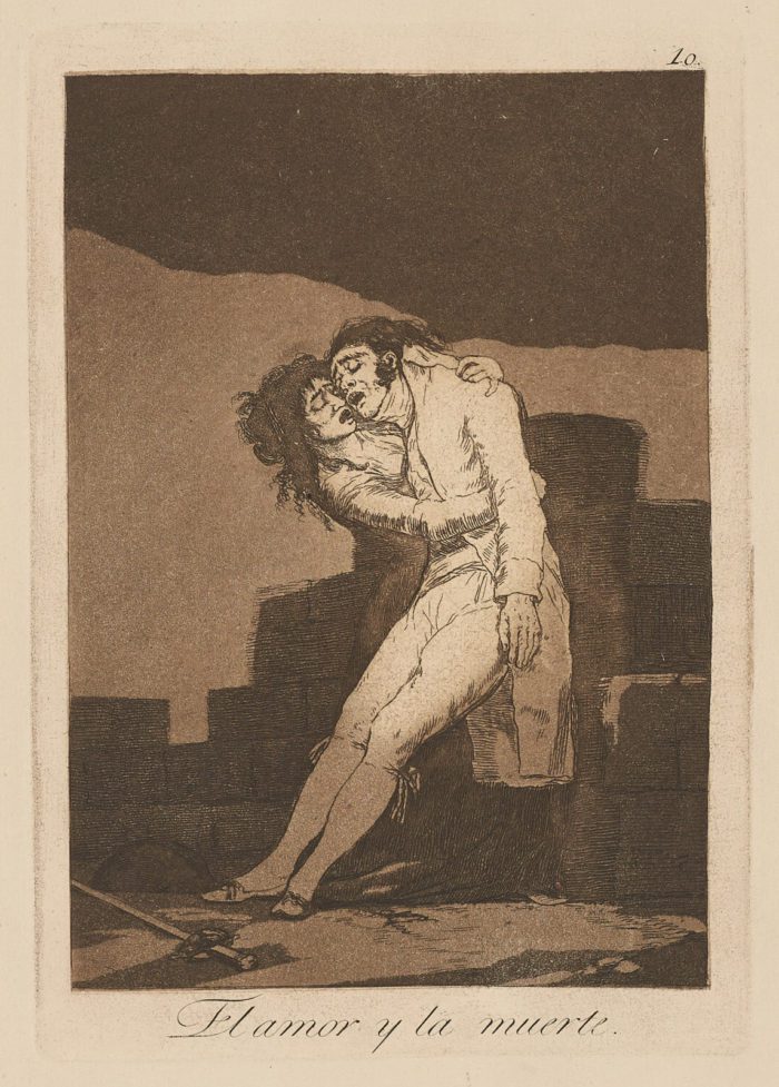 El amor y la muerte, Francisco de Goya