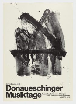 Donaueschinger Musiktage, 1968, Antoni Tàpies