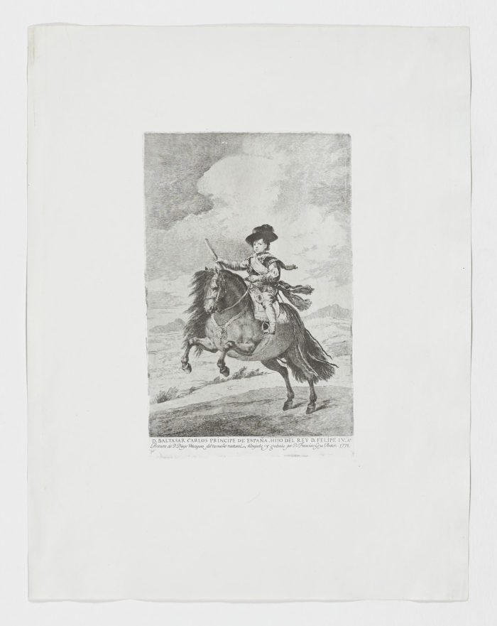 El príncipe Baltasar Carlos, a caballo, Francisco de Goya