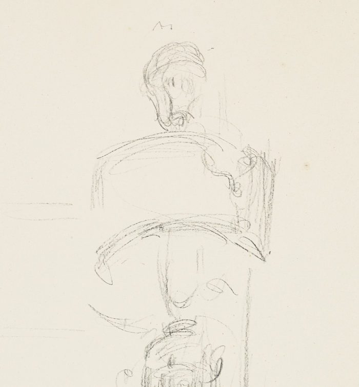 Mère de l'artist lisant II, 1963, Alberto Giacometti