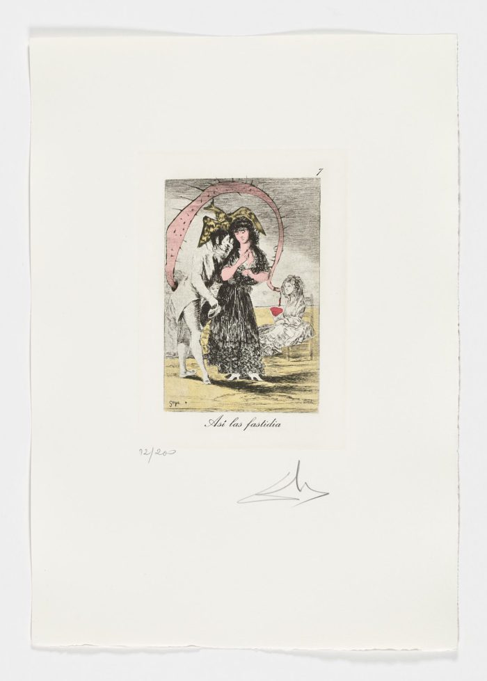 Los Caprichos de Goya reinterpretados por Dalí, 1973-1977, Salvador Dalí