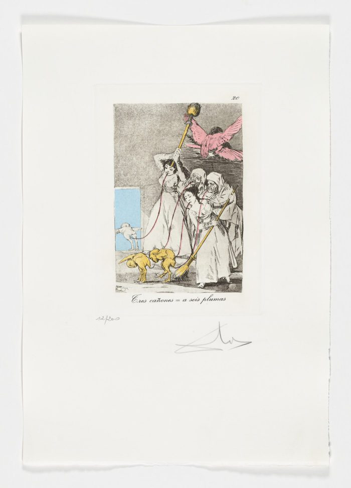 Los Caprichos de Goya reinterpretados por Dalí, 1973-1977, Salvador Dalí