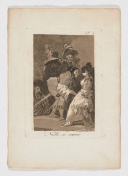 Nadie se conoce (Caprichos. Estampa 06), Francisco de Goya