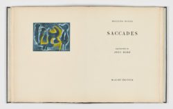 Saccades, 1972, Joan Miró