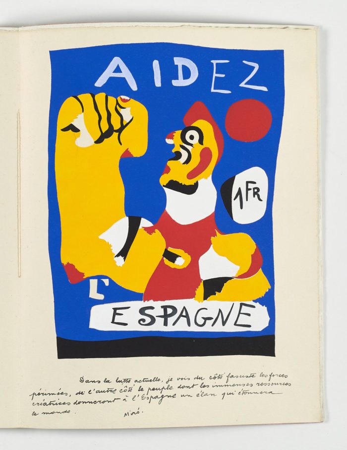 Aidez L'Espagne (Ayudad a España), 1937, Joan Miró