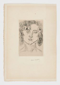 Portrait of Mlle. Marguerite Matisse, 1920, Henri Matisse