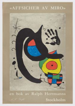 Affischer Av Miró, 1975, Joan Miró