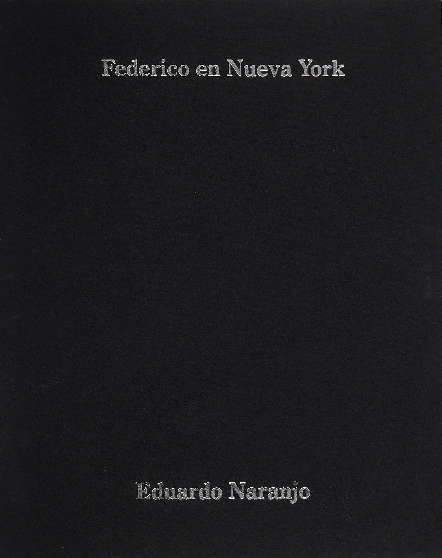 Federico en Nueva York, 2005, Eduardo Naranjo