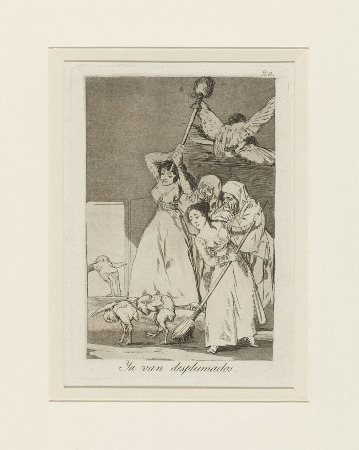 Ya van desplumados, Francisco de Goya