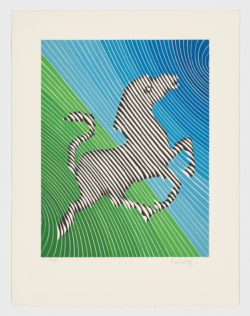 Zebra No. 2, 1984, Victor Vasarely