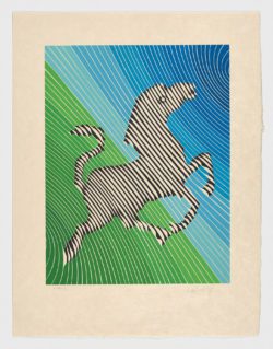 Zebra No. 2, 1984, Victor Vasarely