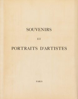 Souvenirs et Portraits D'Artistes, 1972, varios artistas