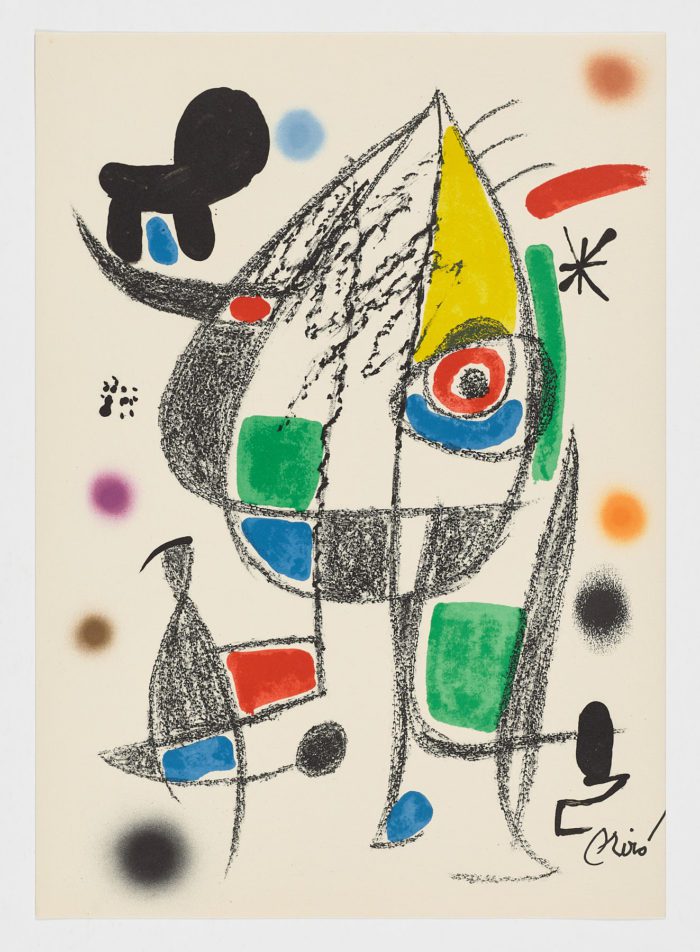 Maravillas con variaciones acrósticas en el jardín de Miró, 1975, Joan Miró