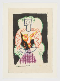 La Femme au fauteuil Woman in the armchair, 1947, Pablo Picasso