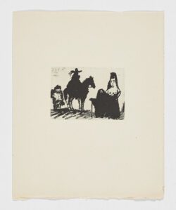 Caballero y su sirviente. Celestina y maja, 1968, Pablo Picasso