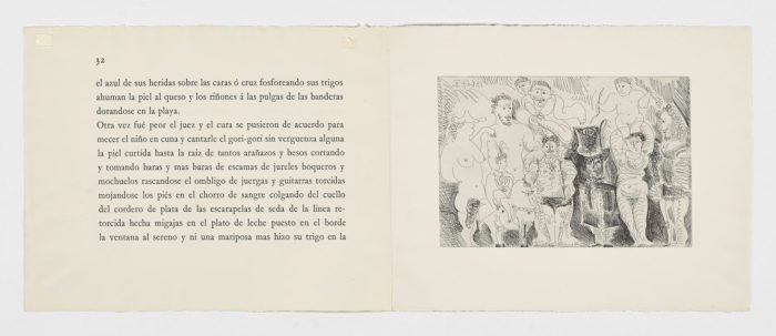 Personajes de circo: el pasacalles, 1967, Pablo Picasso