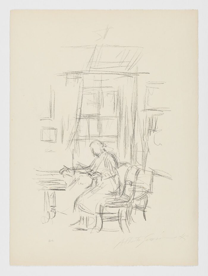 Mère de l'Artist à la Fenêtre, 1964, Alberto Giacometti