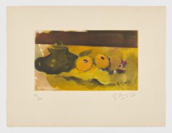 La nappe jaune (el mantel amarillo), 1960, Georges Braque