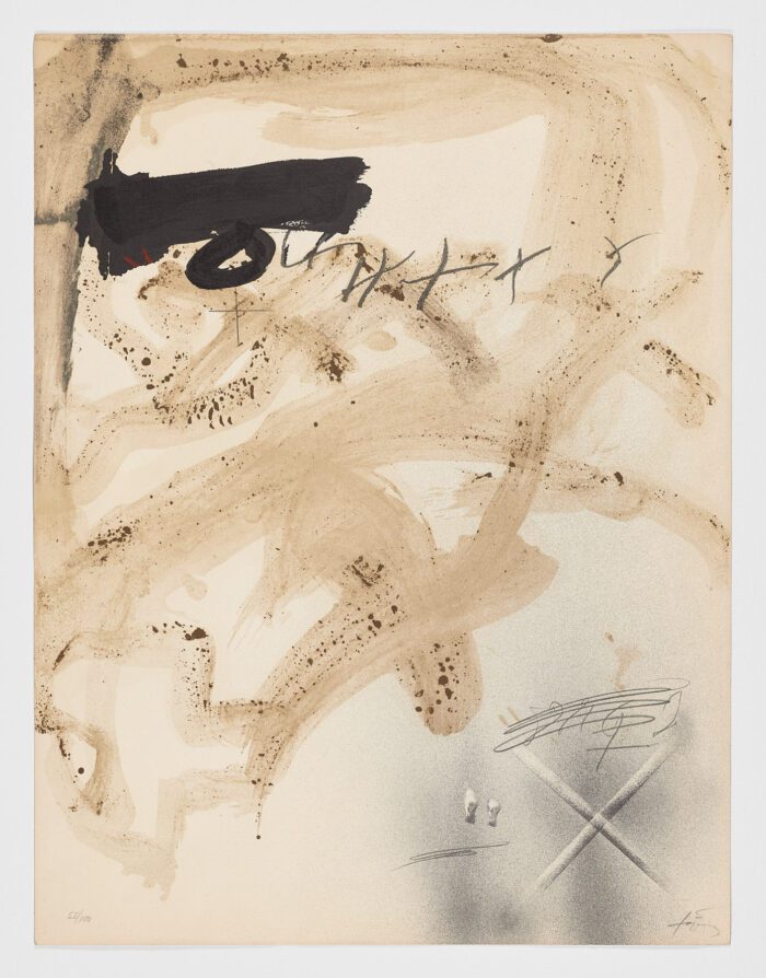 Antoni Tàpies - 100 Etchings & Lithographs Exhibition, 1984, Antoni Tàpies