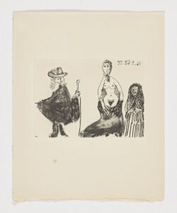 Muchacha, Celestina y petimetre, 1968, Pablo Picasso