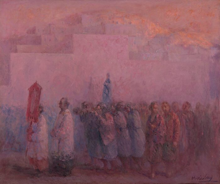 Procesión al atardecer