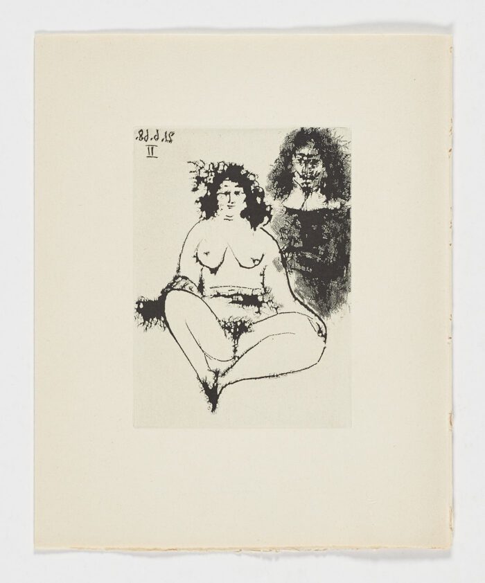 Prostituta gorda y ·"mosquetero", 1968, Pablo Picasso