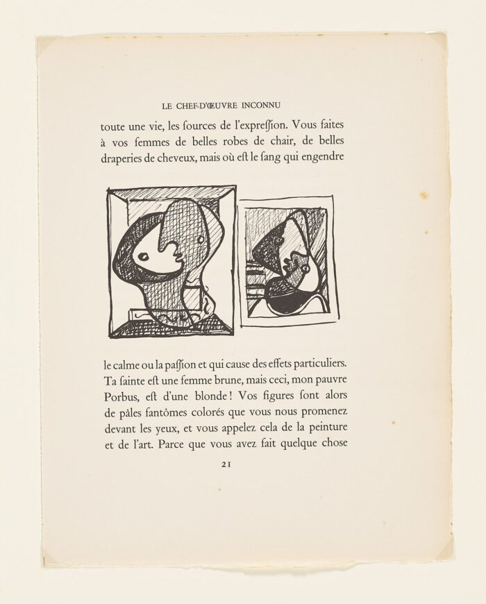 Le Chef-d'œuvre inconnu, 1931, Pablo Picasso